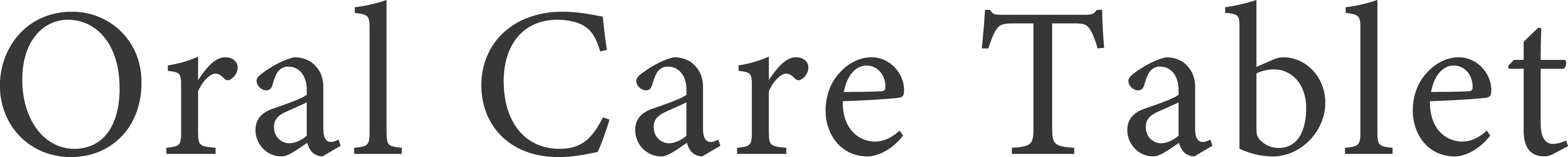 Oral Care Tablet