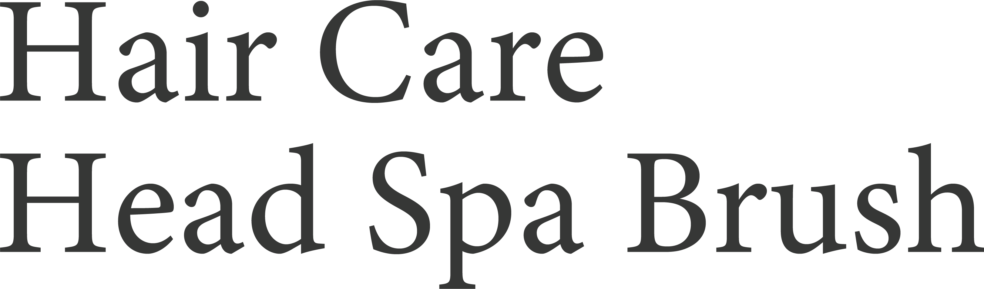 Hair Care Head Spa Brush